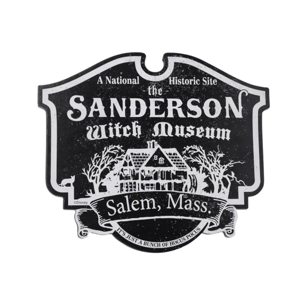Sanderson Museum of Witchcraft Sign - Hocus Pocus Spirit Halloween